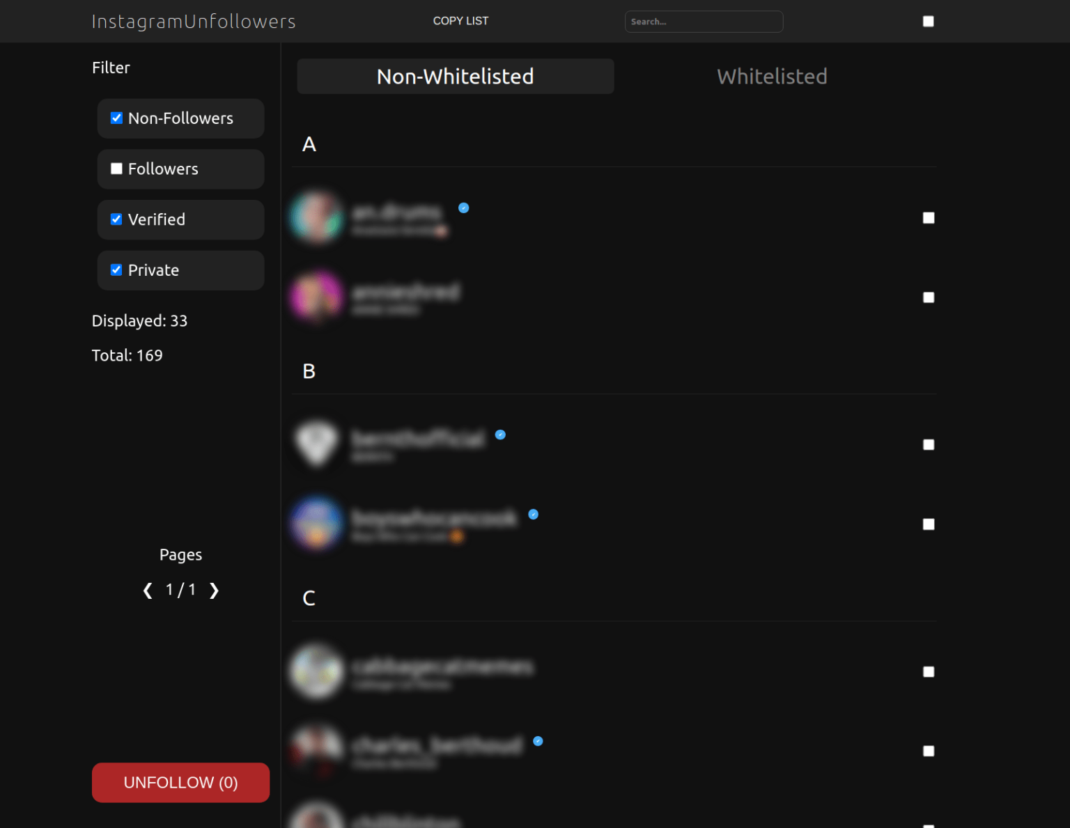 unfollowers instagram web link
